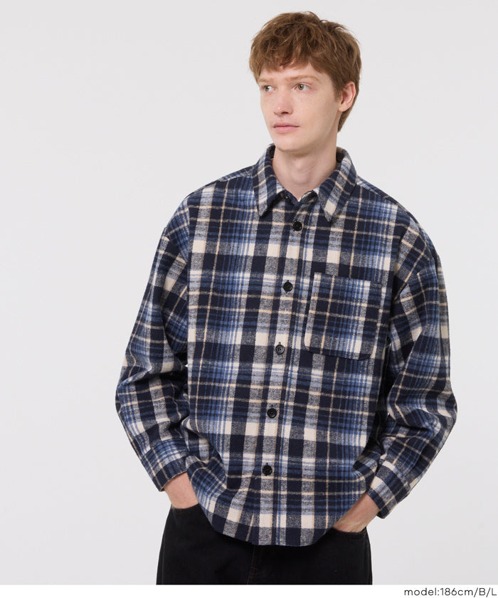 ヘビーネルアソートチェック柄シャツ メンズ メール便不可 – coca公式