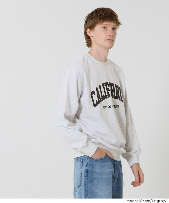 CVC裏毛ワッペンロゴトレーナー メンズ レディース メール便不可