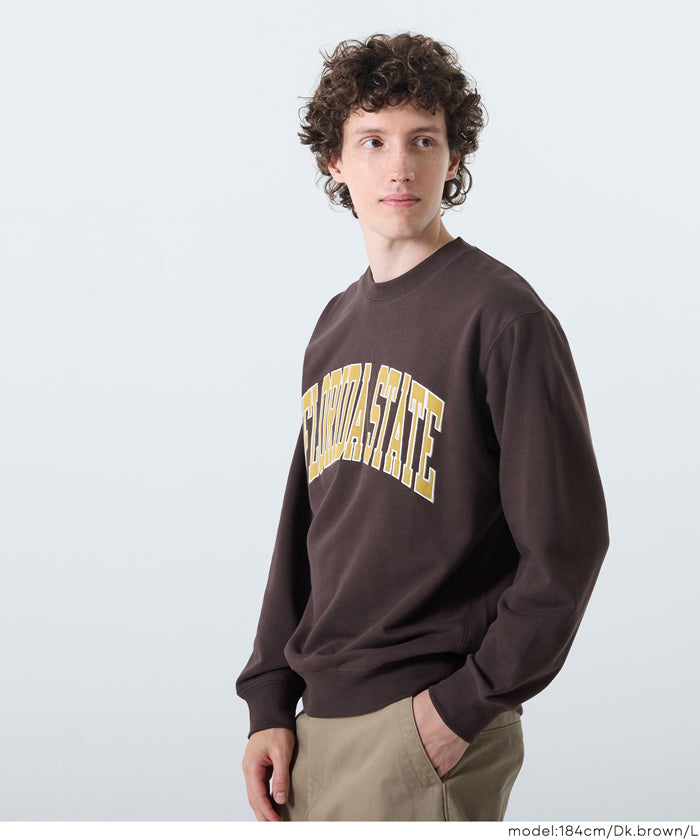 CVC裏毛ワッペンロゴトレーナー メンズ レディース メール便不可