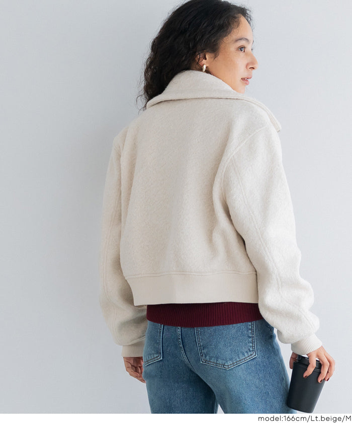 【美品】定価46000円　アルチビオ モコモコブルゾン　サイズ36 20221222105959853.jpg