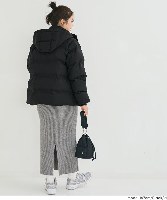 セール☆5990円→3990円 シームレス中綿ブルゾン レディース 送料無料