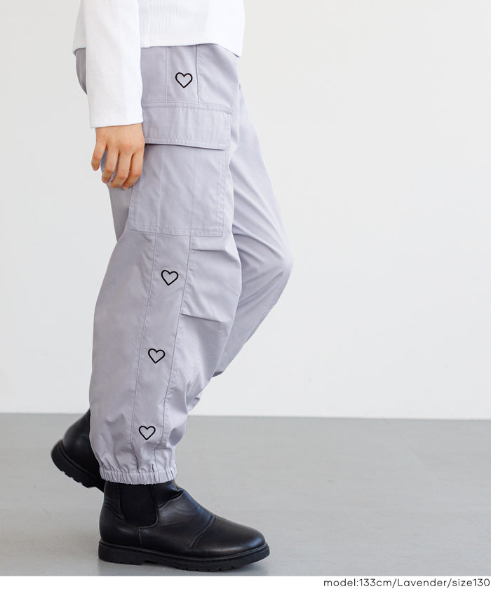 ハート刺繍ジョガーパンツ キッズ メール便不可 – coca公式ストア