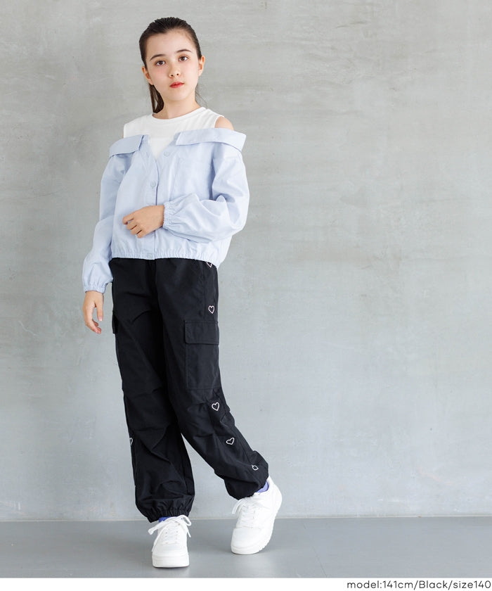 ハート刺繍ジョガーパンツ キッズ メール便不可 – coca公式ストア