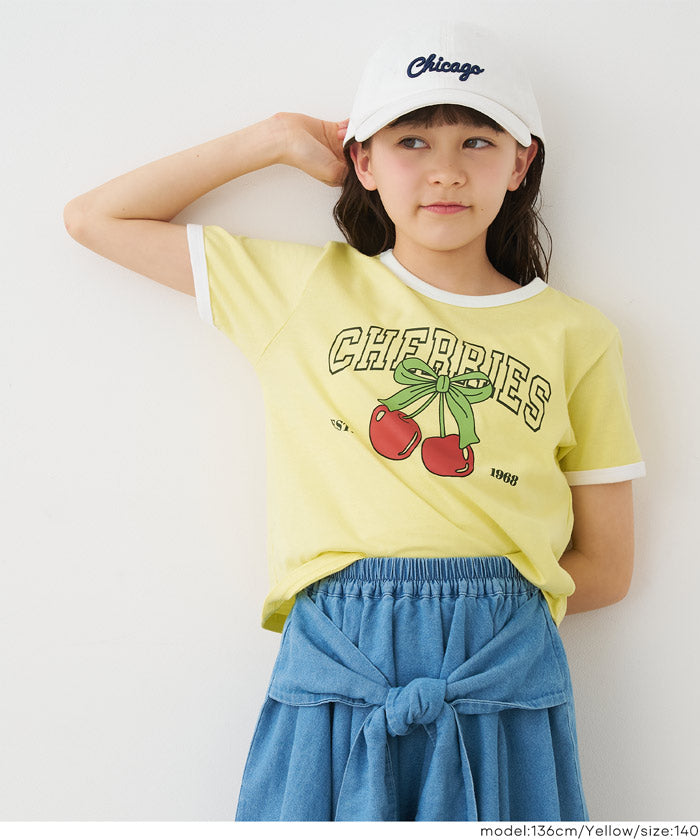 さくらんぼリンガーTシャツ キッズ メール便不可 – coca公式ストア