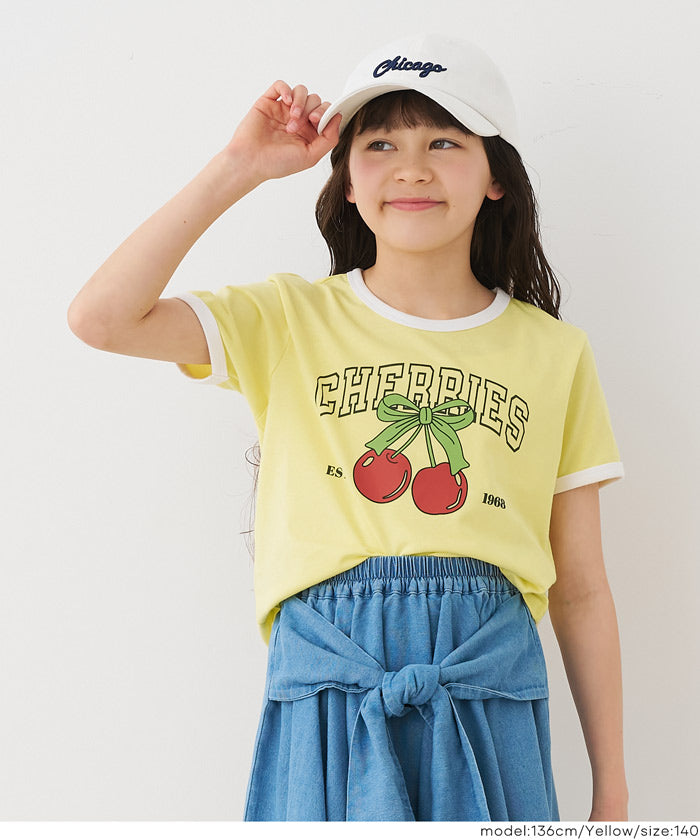 さくらんぼリンガーTシャツ キッズ メール便不可 – coca公式ストア