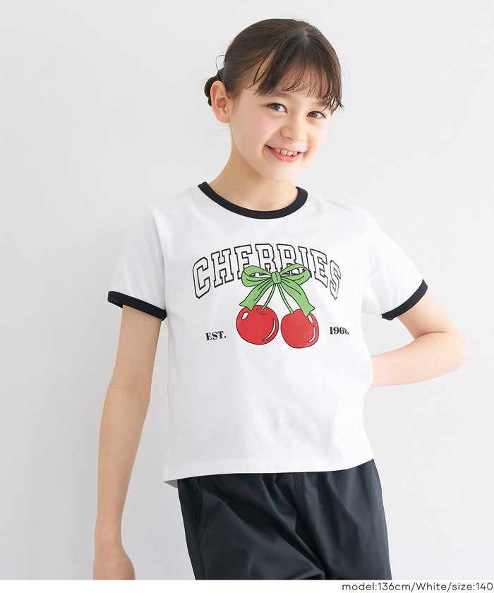 さくらんぼリンガーTシャツ キッズ メール便不可 – coca公式ストア