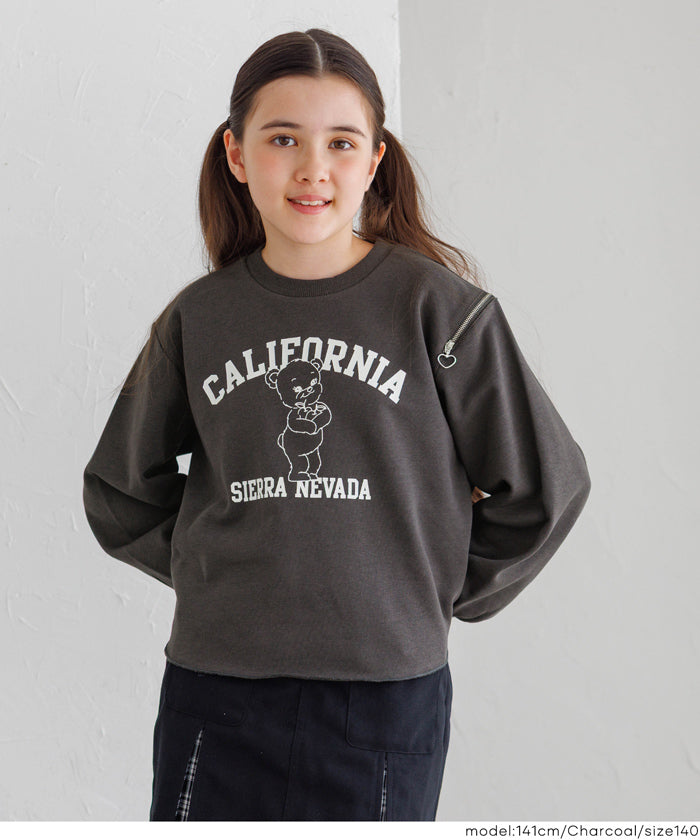 ハートジップスウェットトップス キッズ メール便不可 – coca公式ストア