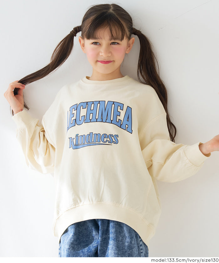 セール☆1290円→790円 親子お揃いT-スウェットロゴビッグシルエット
