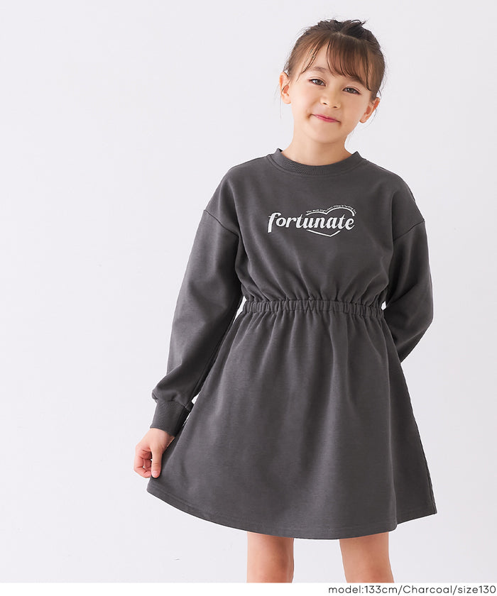セール☆1990円→990円 ブラウジングスウェットワンピース キッズ