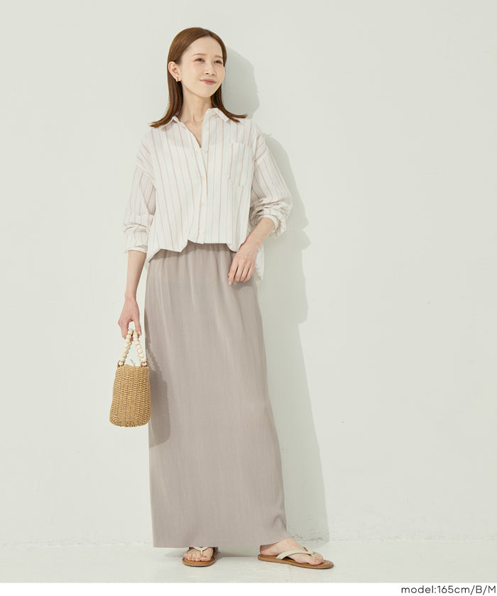 セール☆2690円→1490円 オーバーサイズストライプシャツ レディース
