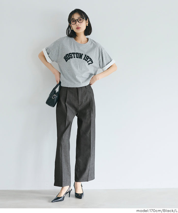 デニムライクワイドパンツ レディース メール便不可 – coca公式ストア