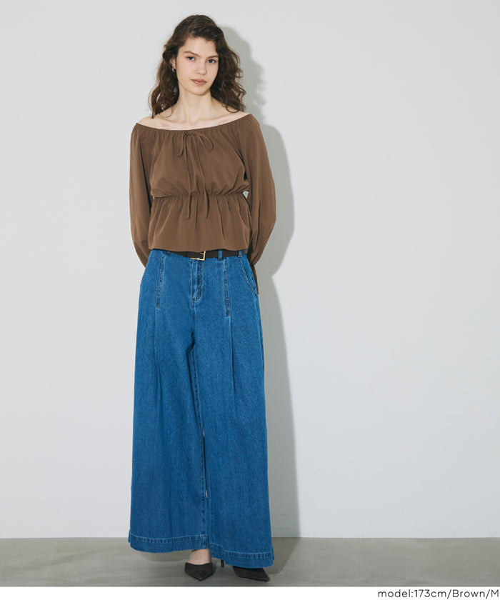 【値下げ不可‼️】COLUMN オフショルダーオールインワン 値下げ不可‼️】COLUMN オフショルダーオールインワン COLUMN