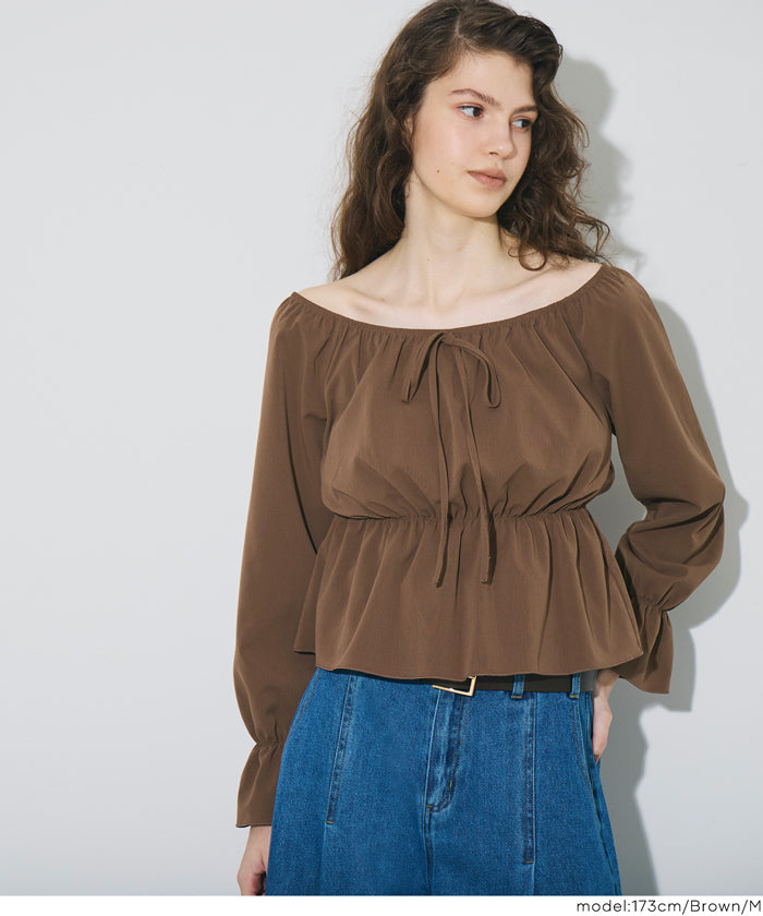 セール☆1690円→550円 2wayオフショルダーブラウス レディース メール