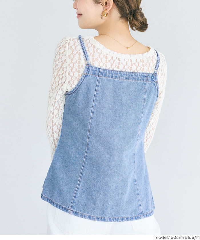 DENIM & SUPPLY キャミソール⭐️ セール☆2690円→1990円 デニムキャミソールビスチェ レディース