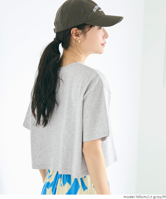 クロップドワイドTシャツ レディース メール便不可 – coca公式ストア