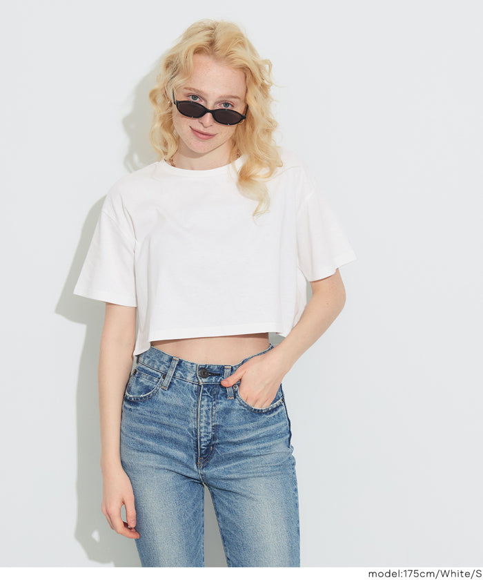 クロップドワイドTシャツ レディース メール便不可 – coca公式ストア