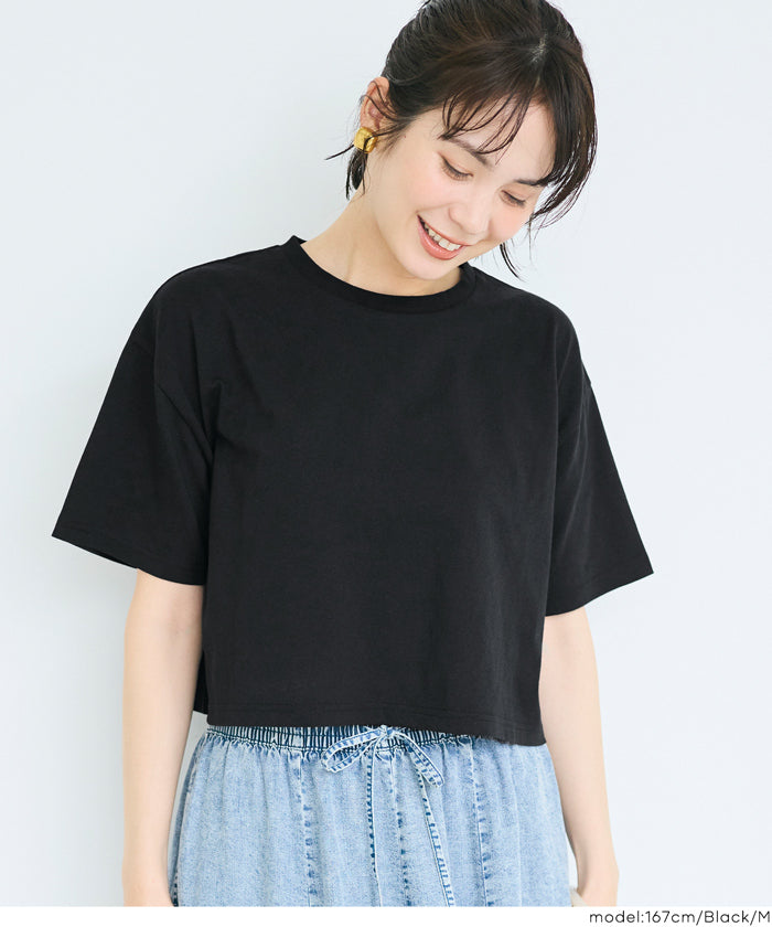 クロップドワイドTシャツ レディース メール便不可 – coca公式ストア