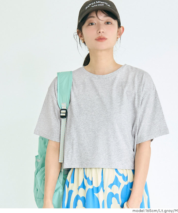 クロップドワイドTシャツ レディース メール便不可 – coca公式ストア