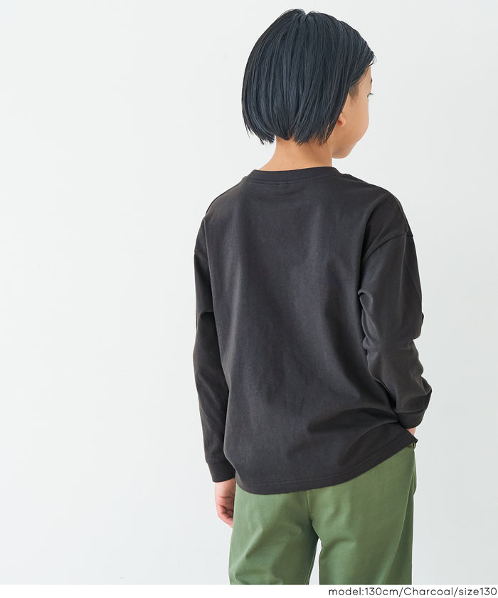 セール☆890円→590円 ネームポケット長袖Tシャツ キッズ メール便不可