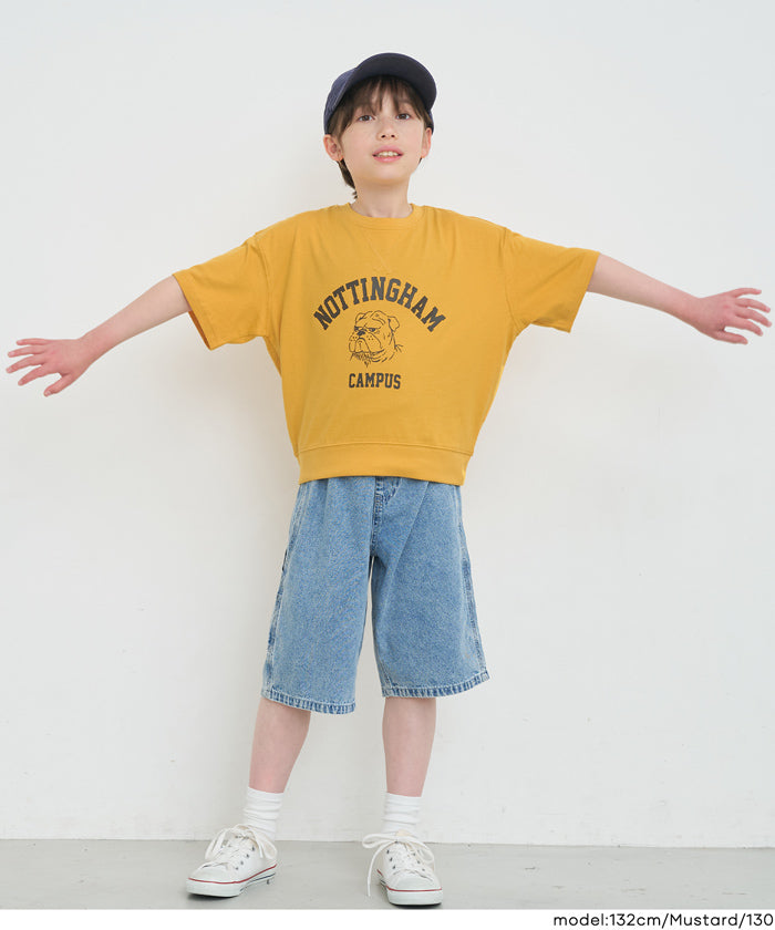 セール☆890円→590円 プリント半袖T-スウェット キッズ メール便不可