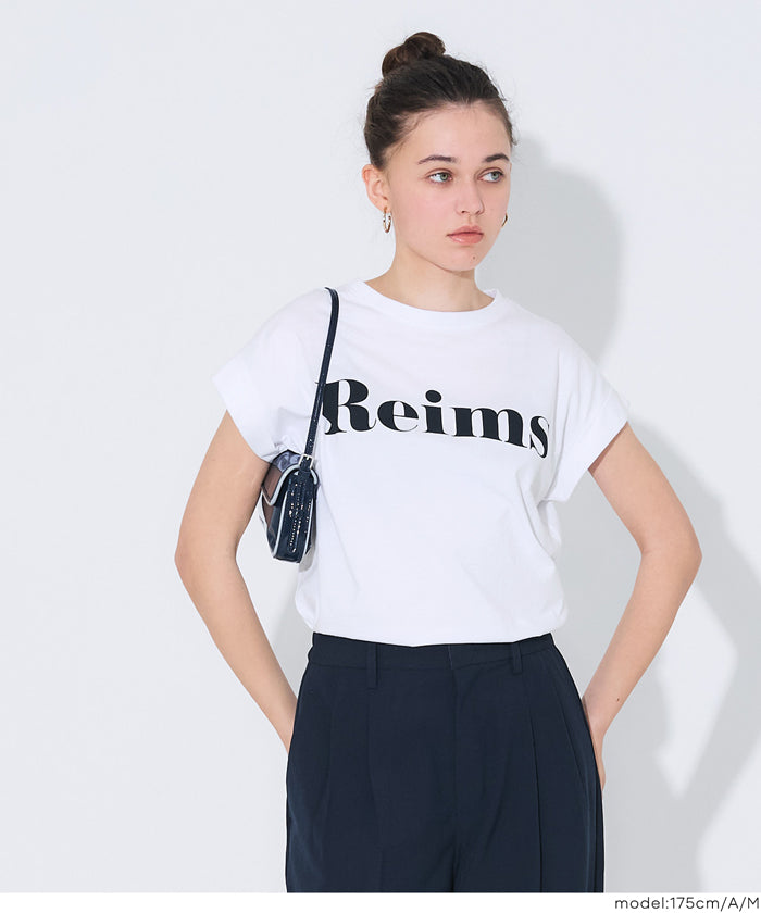 ゴーシュ　フレンチスリーブTシャツ セール☆990円→550円 フレンチスリーブプリントTシャツ レディース