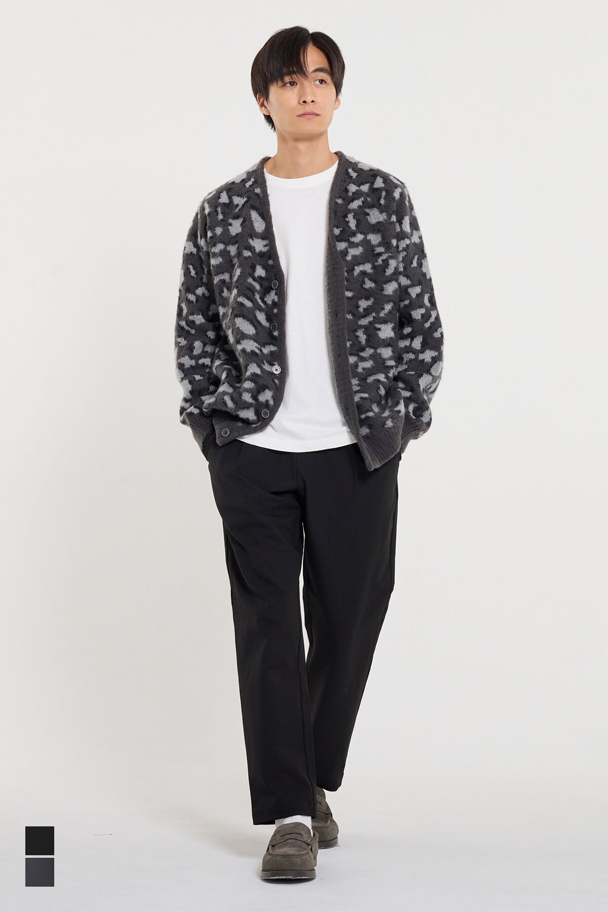 セール☆2990円→1990円 ヘリンボーンストレッチイージータック