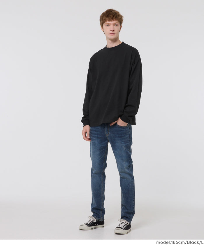 セール☆1990円→990円 ベーシックヘビーウェイト長袖Tシャツ メンズ