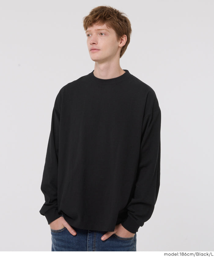 セール☆1990円→990円 ベーシックヘビーウェイト長袖Tシャツ メンズ