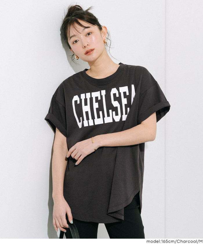 テールカットカレッジビッグTシャツ レディース メール便不可 – coca 