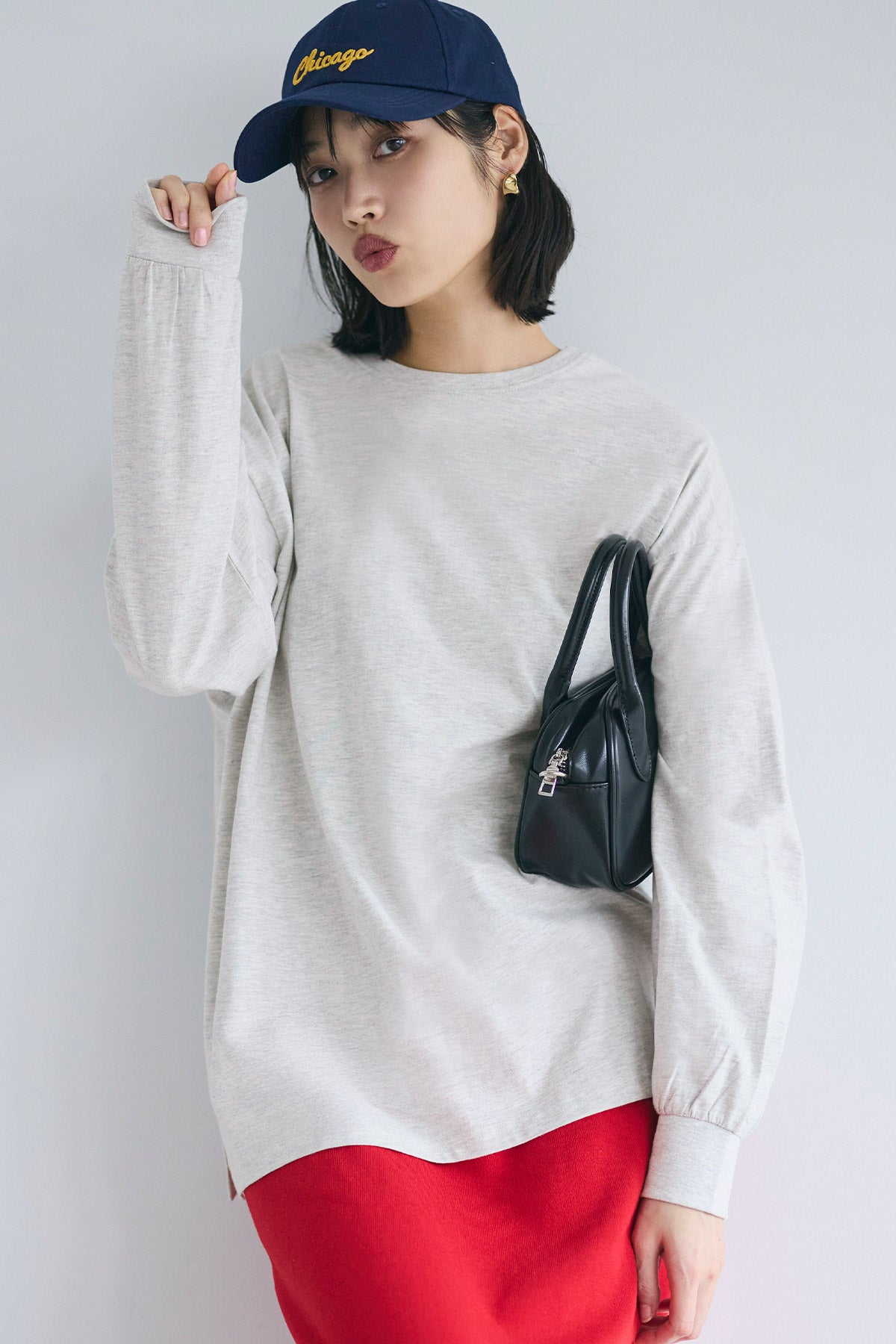 コットンビッグシルエットTシャツ レディース メール便不可 – coca公式 