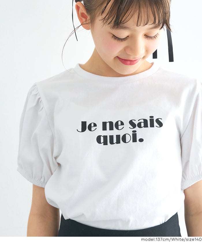 【新品】Dot＆Stripes CHILD WOMAN パフスリーブ Tシャツ Dot＆Stripes CHILDWOMAN｜ドットアンドストライプス チャイルド