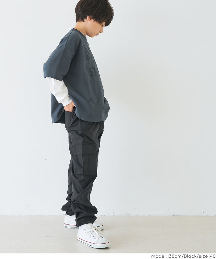 ロゴネームパラシュートパンツ キッズ メール便不可 – coca公式