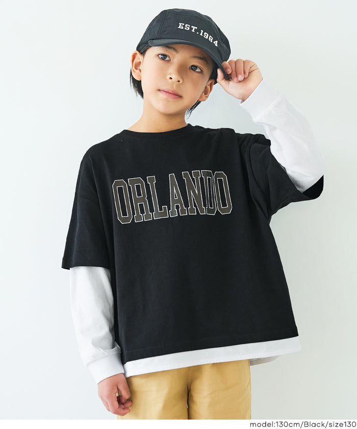 レイヤード長袖Tシャツ キッズ メール便不可 – coca公式ストア