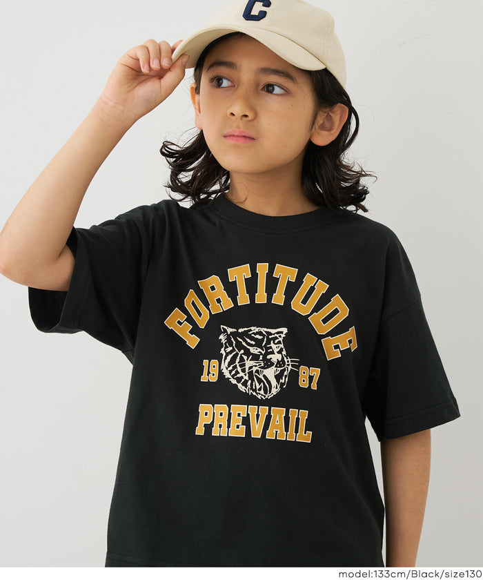 タイガープリント半袖Tシャツ キッズ メール便不可 – coca公式ストア