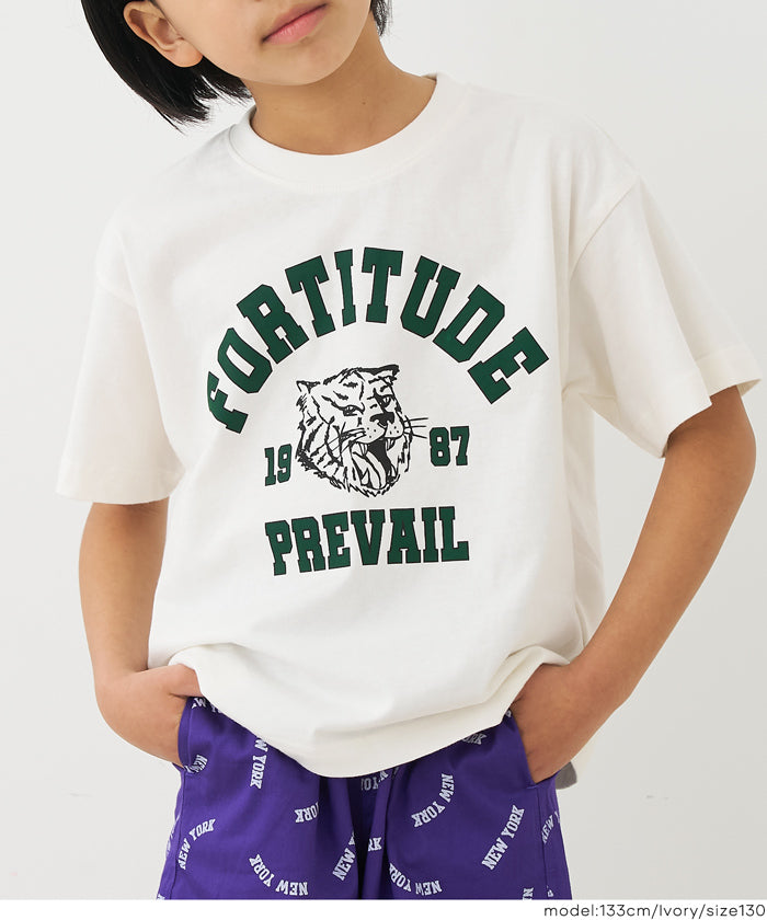 タイガープリント半袖Tシャツ キッズ メール便不可 – coca公式ストア