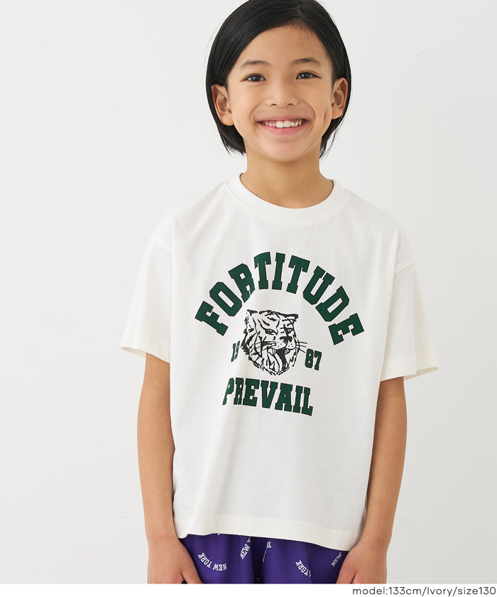 タイガープリント半袖Tシャツ キッズ メール便不可 – coca公式ストア