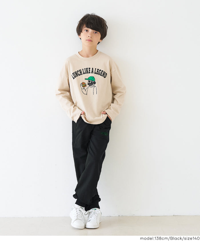 刺繍スウェットジョガーパンツ キッズ メール便不可 – coca公式ストア