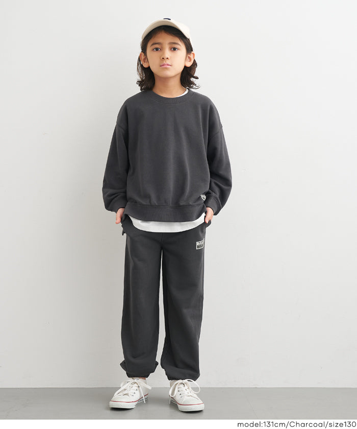 セール☆1690円→990円 ネームスウェットジョガーパンツ キッズ メール