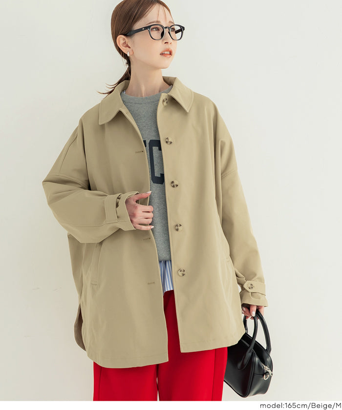 春先取りセール☆ドルマンスリーブトレンチコート レディース 送料無料