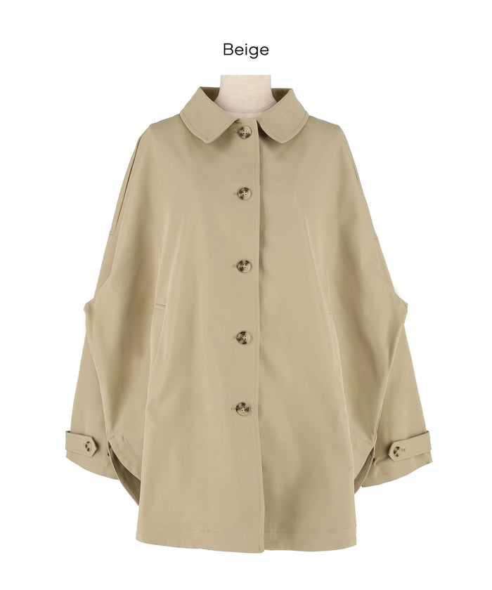 春先取りセール☆ドルマンスリーブトレンチコート レディース 送料無料