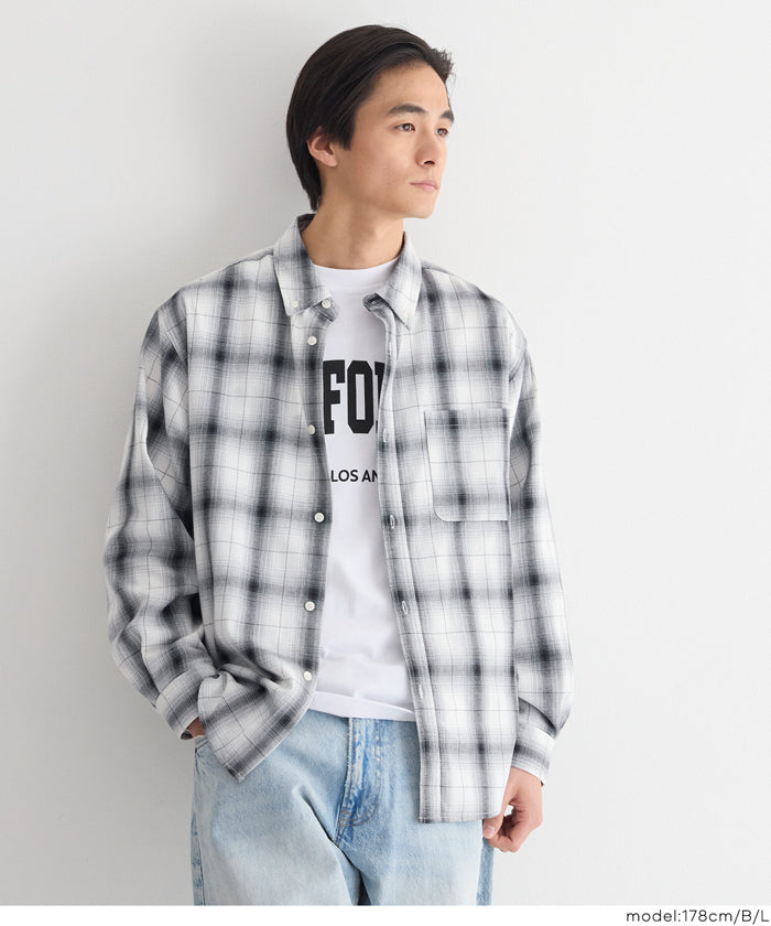 中国限定】Mサイズ 新品 catcocoon 長袖 セットアップチェック柄