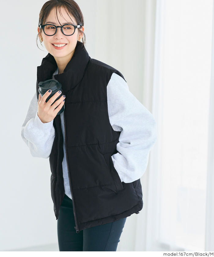 5525golf 中綿ベスト 中綿ベスト ダウンベスト ショート丈ベスト[品番：NETW0002066