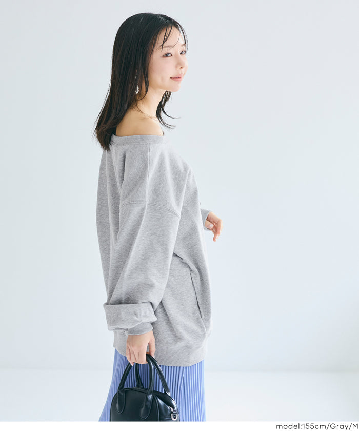 セール☆2990円→1990円 ワンショルダービッグスウェット レディース