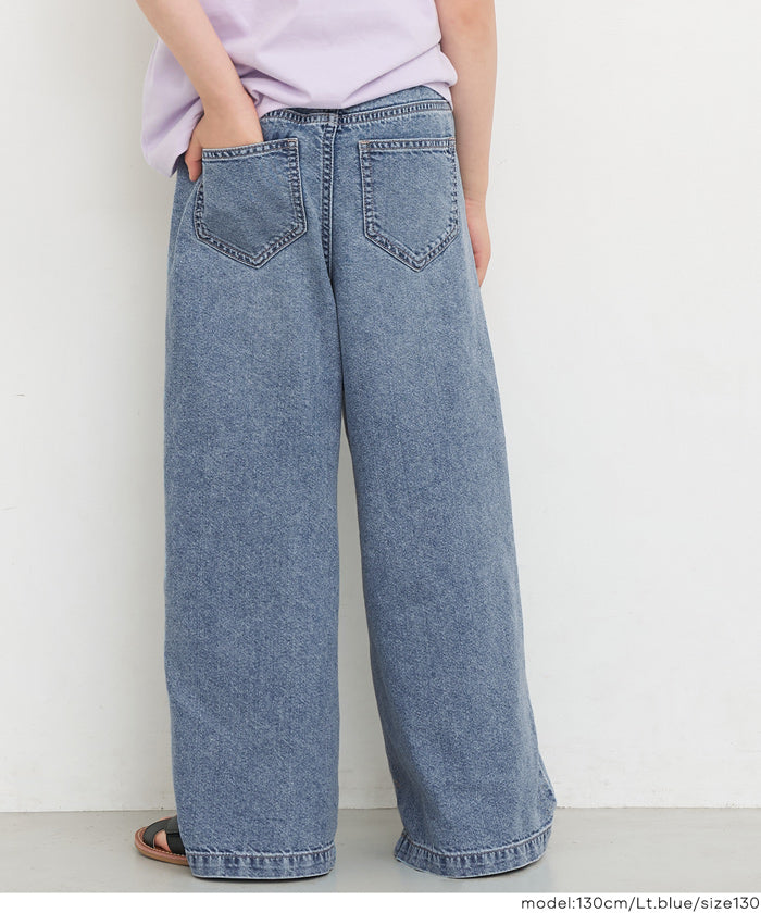 サマーデニムワイドパンツ キッズ メール便不可 – coca公式ストア
