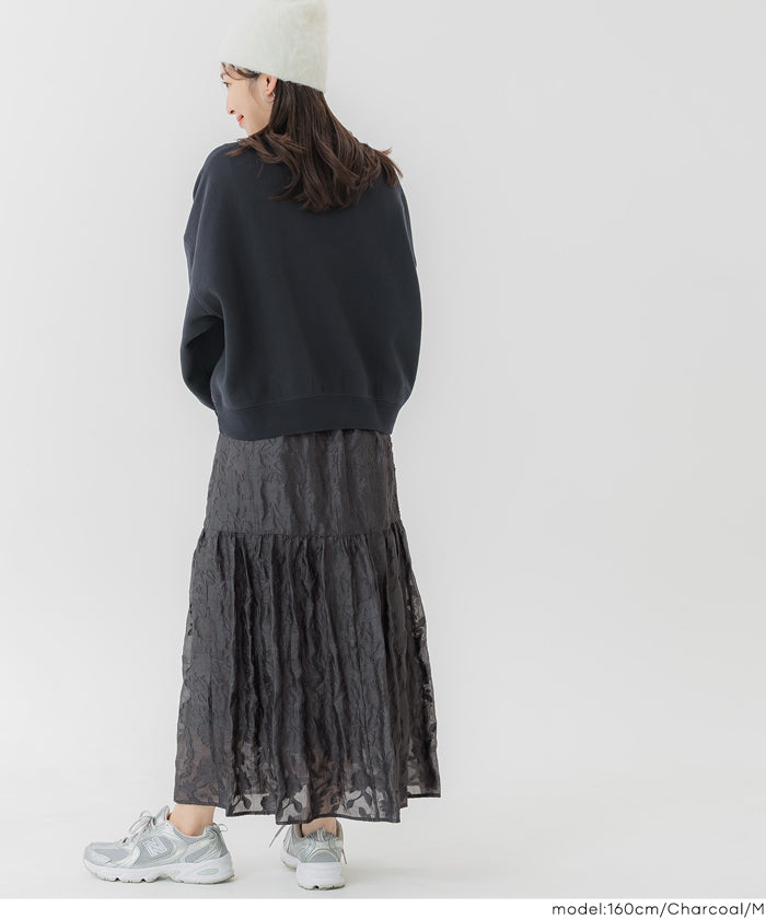 Drawer ドゥロワー 2023 フラワージャカードギャザースカート定価15万 Drawer ドゥロワー 2023 フラワージャカードギャザースカート定価15万