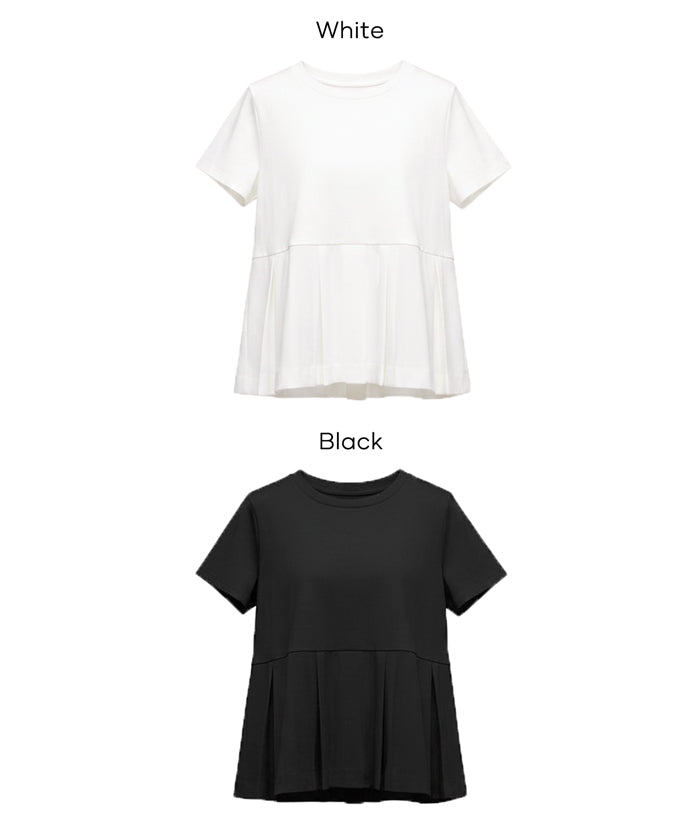 タック異素材切替Tシャツ レディース メール便不可 – coca公式ストア