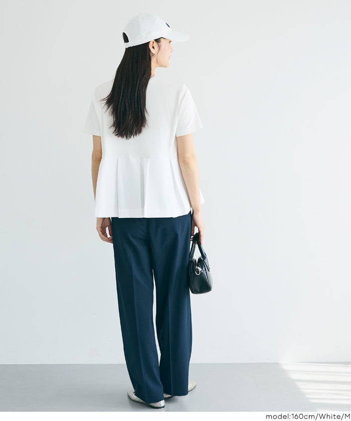 タック異素材切替Tシャツ レディース メール便不可 – coca公式ストア