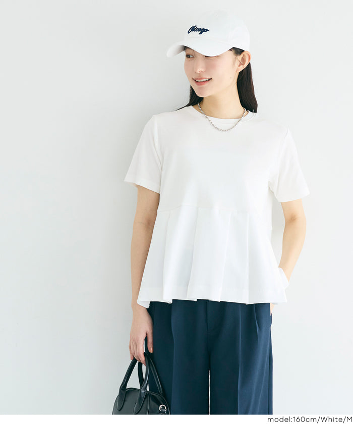 タック異素材切替Tシャツ レディース メール便不可 – coca公式ストア