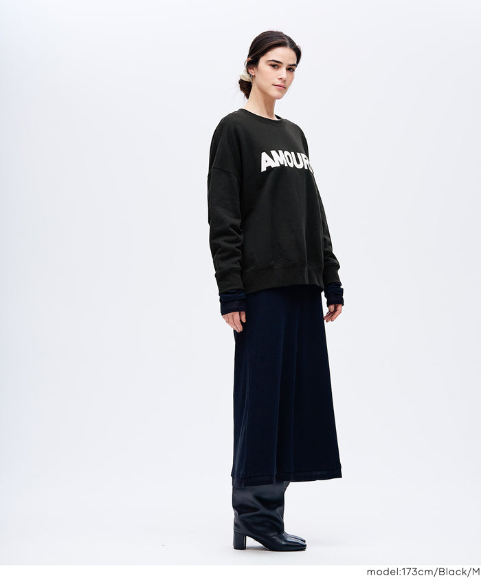 セール☆2990円→1490円 ワッペン刺繍裏毛トレーナー レディース