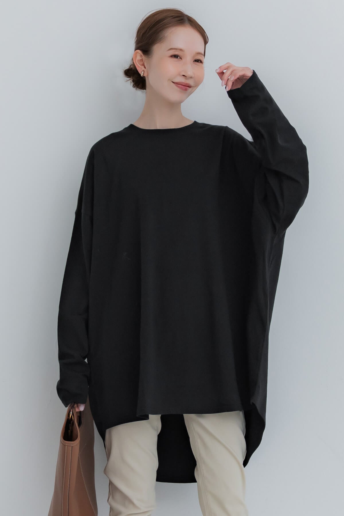 セール☆1690円→1290円 ビッグシルエットロンT レディース メール便可